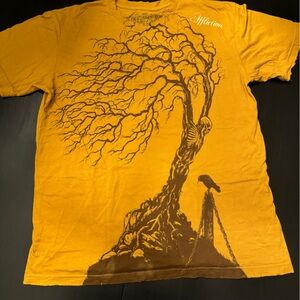 Affliction Mustard Graphic Tee